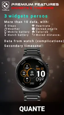 Quante Watch Face android App screenshot 9