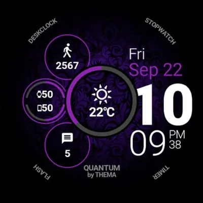 Quante Watch Face android App screenshot 1